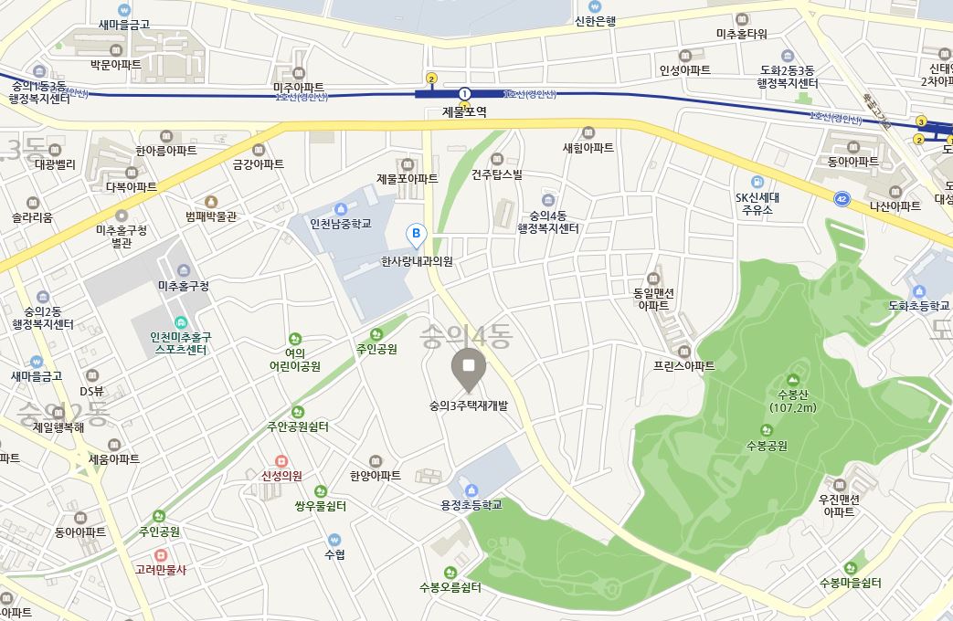 [수주] 인천 숭의3구역 주택재개발정비사업